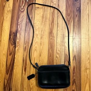 Vintage 90’s COACH Black 9925 Carnival Crossbody Bag MADE IN USA